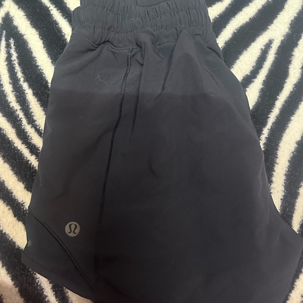 Lululemon Black Hotty Hot Shorts